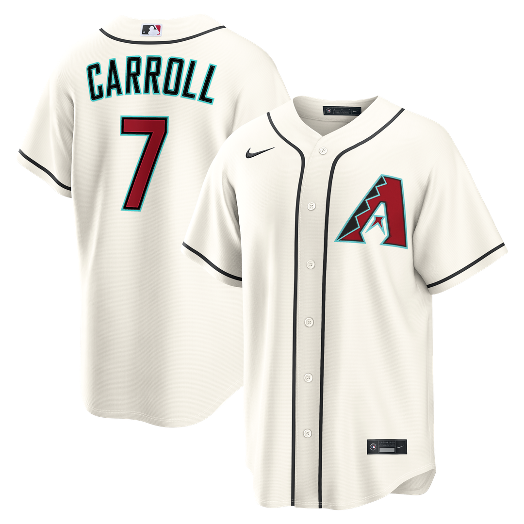 Arizona Diamondbacks Corbin Carroll Cream Home Replica Baseball Jersey