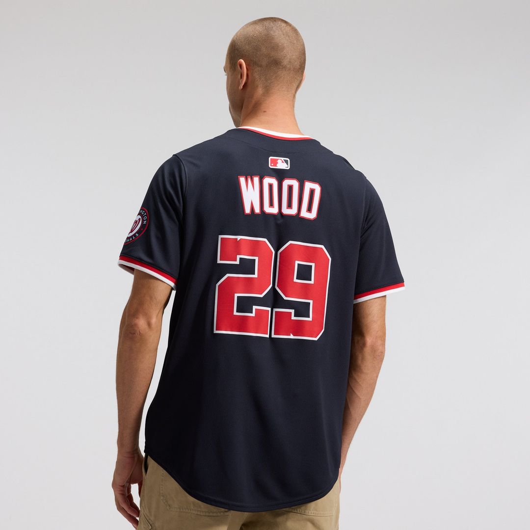 Washington Nationals James Wood Navy Alternate Limited Baseball Jersey | MLB Baseball Jersey