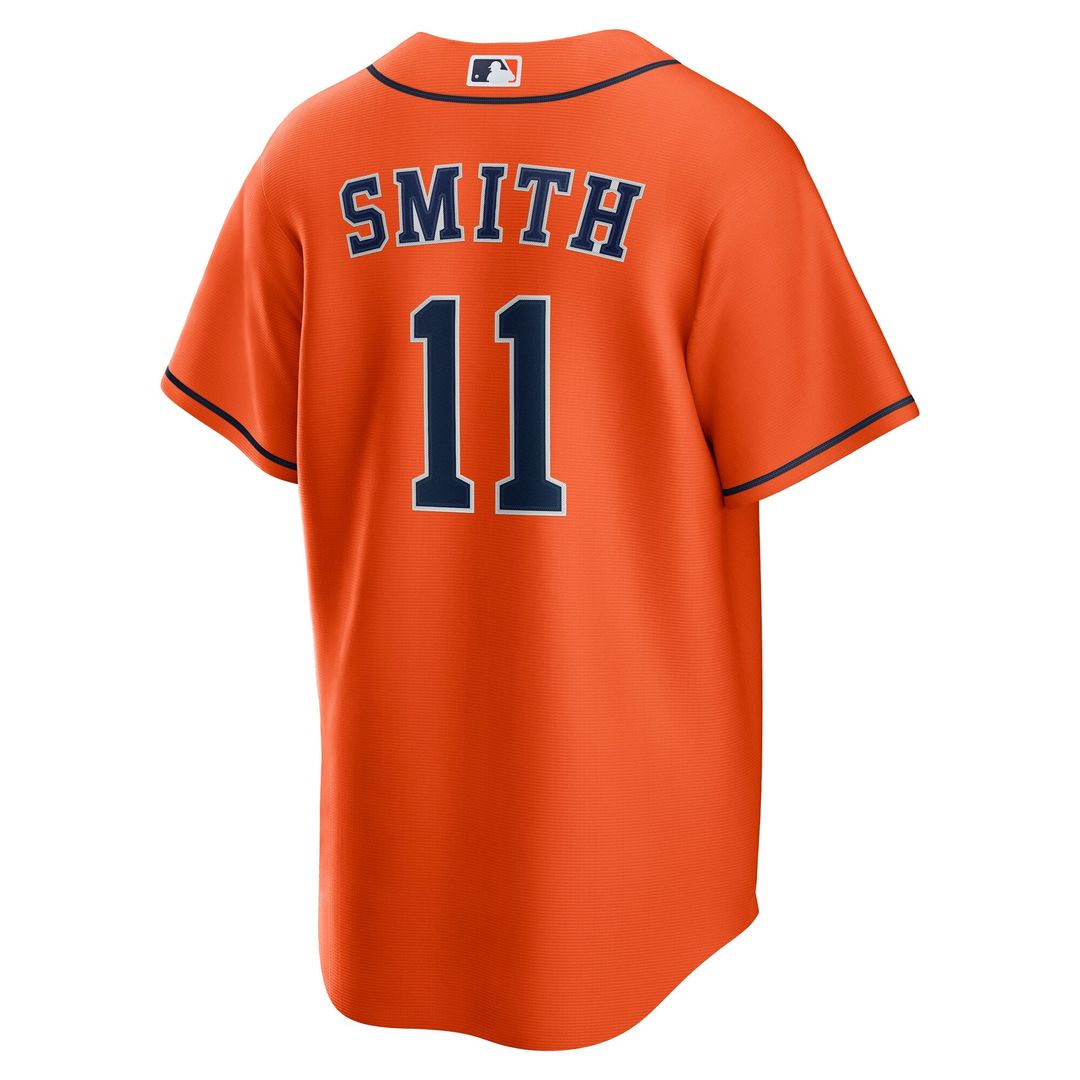 Houston Astros Cam Smith Orange Alternate Replica Baseball Jersey | MLB Baseball Jersey