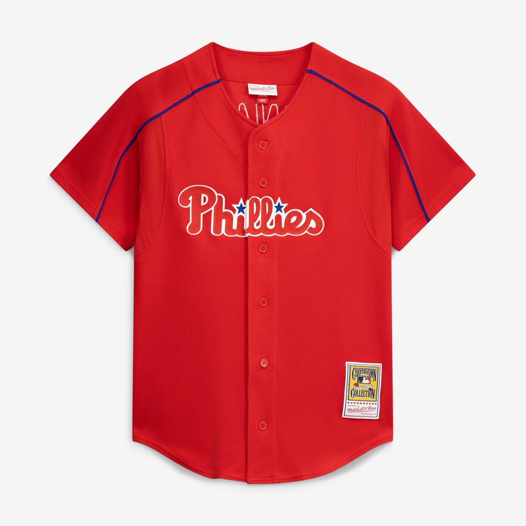 Philadelphia Phillies Ryan Howard Red Cooperstown Collection Batting Practice Baseball Jersey | MLB Baseball Jersey